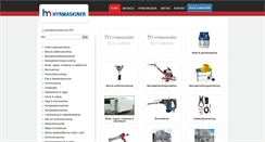 Desktop Screenshot of hmhyrmaskiner.se